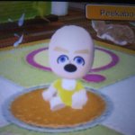 crying mii baby