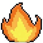 Pixelated Fire