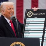 Trump announcing tarrifs