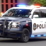 police car responding