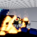 Guy in a fire