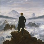 Wanderer above the sea of fog