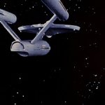 Original Enterprise Flying Away