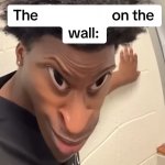 The X on the wall template