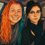 Rainbow and Goth A Scanner Darkly Rotoscope