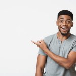 Surprise glad guy