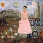 Self-portrait on the Borderline between Mexico and the United St