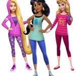 PNG Jasmine, Rapunzel y Aurora comfy squad