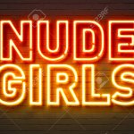 Nude girls sign
