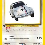 Herbie the Love Bug Pokemon Card