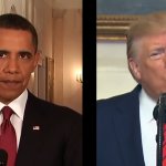 Obama and Trump