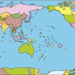Blank world map
