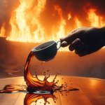Spilling the tea while everything around is on fire