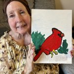 Ellen's new painting