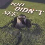 You Didn't See Anything GIF Template
