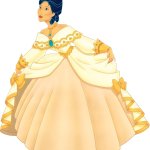 Pocahontas in her Ballgown