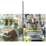 _m4 apr oct w1 - 1 - Mr Bean on the car