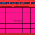 scariest movie scenes bingo
