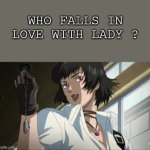 who falls in love with lady ?