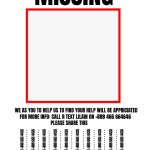 Missing poster