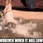 Low battery GIF Template