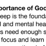 Sleep