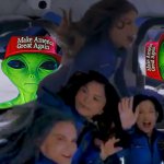 Aliens Blue Origin Lauren Sanchez