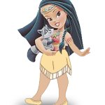 Young Toddler Pocahontas