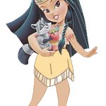 Young Toddler Pocahontas