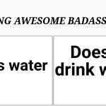 Fucking awesome badass bingo meme