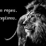 The lion rapes without exception