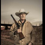 Grampa Joe with a gun