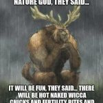 Pagan horned God