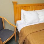 chair facing the bed