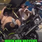 Funny | WHEN NON VACCERS THINK THAT METFORMIN IS THE DEVIL | image tagged in funny,antivax,medicine,fat,illogical,idiots | made w/ Imgflip meme maker