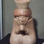dick man front ceramic peru