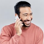 Guy on a phone call