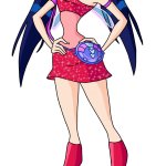 Magic Winx Charmix Musa in her Brooch and Bag