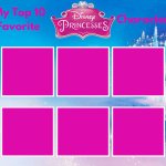 top 10 favorite disney princess characters