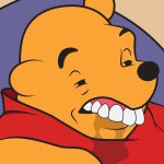 Drooling Winnie pooh