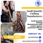 Small Quantity Clothing Manufacturers