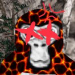 Angry monkey