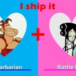 I Ship it Dave Barbarian and Rattle Diva