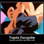 Vegeta Facepalm