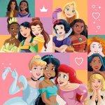 The Fourteen Disney Princesses
