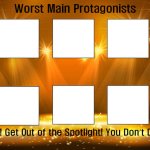 worst main protagonists
