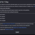 Roblox Ban
