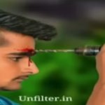 Indian bro drilling his head