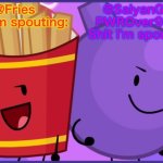Fries and SaiyanGRLPWROver9000 shared temp meme