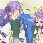 Lucky Star Kagami yelling low quality